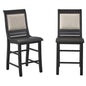 Counter Upholstered Chair , Set of 2