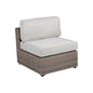 Tamyra Wicker Patio Armless Chairs (Set of 2)