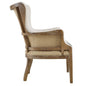 George Two Tone Wingback Accent Chair