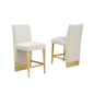 Luxe Cream boucle barstools - Set of 2