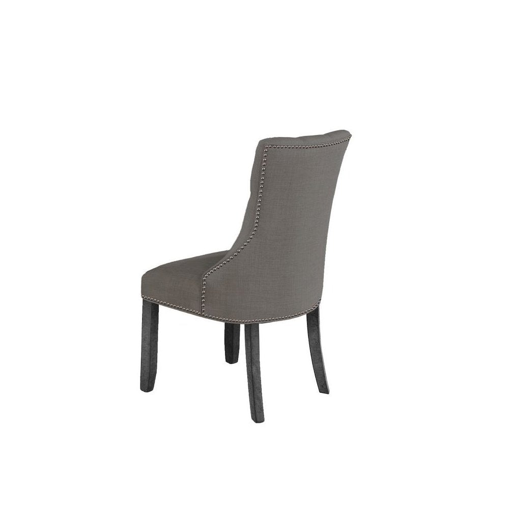 Dark Gray Dining Chair, Set of 2