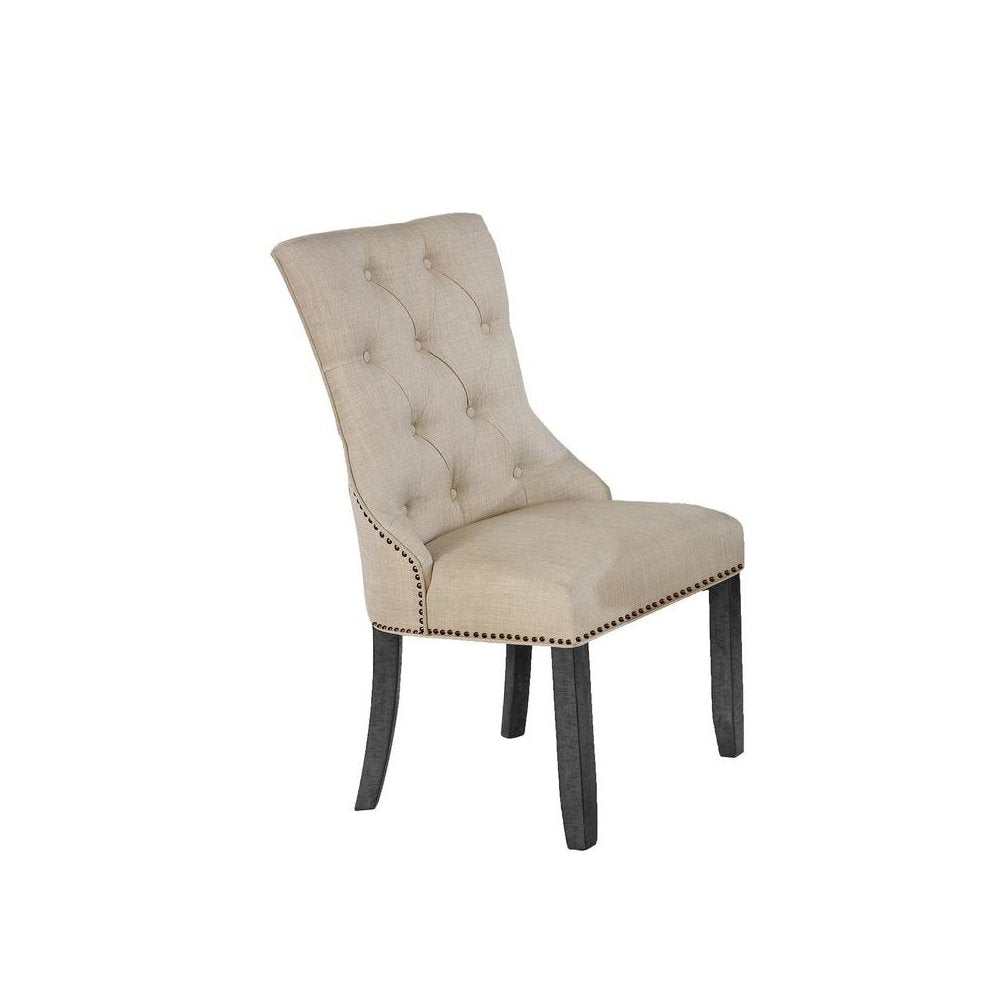 Beige Dining Chair, Set of 2