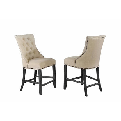 Counter Height Dining Chair, Single Chair in Beige