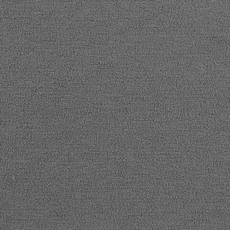 Best Quality Furniture Dark Grey Teddy Fur Barrel Chair, Set Of Two