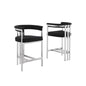 Glam gatsby Black barstools- Set of 1