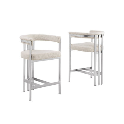 Glam gatsby Cream barstools- Set of 1