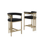 Glam gatsby Black barstools- Set of 1