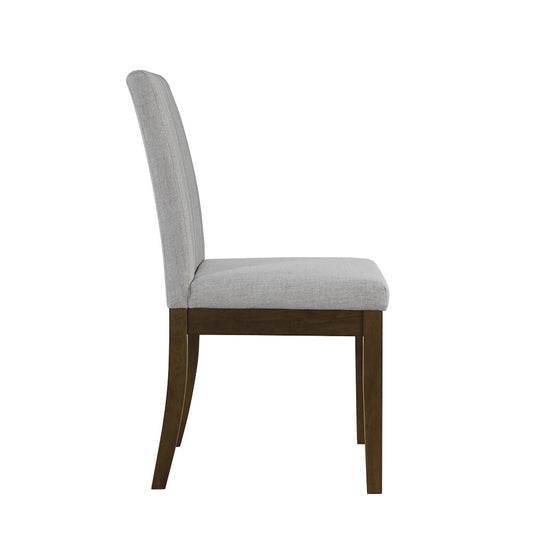 Upholstered Channel-back Dining Chair Set of 2