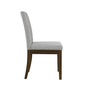 Upholstered Channel-back Dining Chair Set of 2