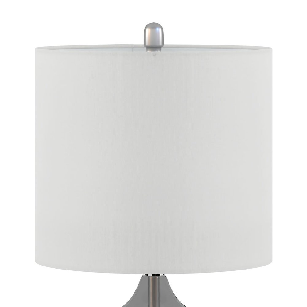Ellipse Curved Glass Table Lamp, Set of 2, Gray color