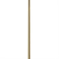 6-Light Frosted Glass Globe Linear Chandelier