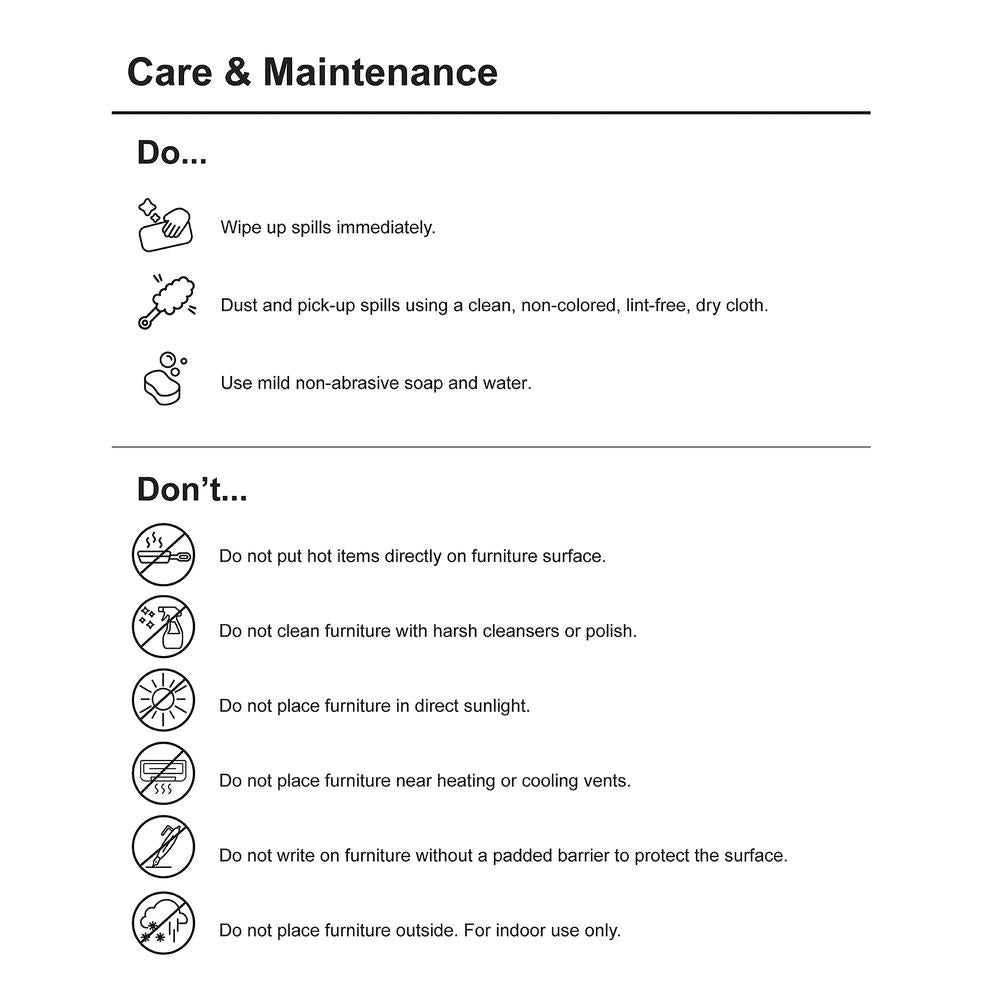 Coffee Table with Tempered Glass
