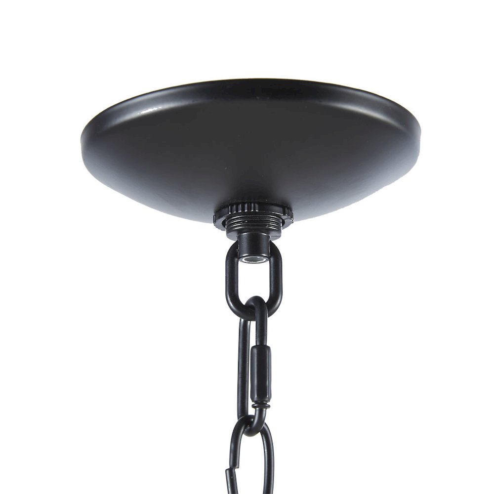 6-Light Farmhouse Metal Chandelier