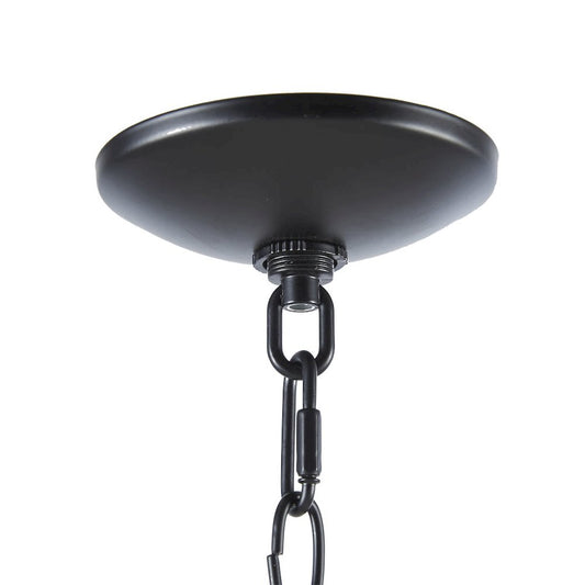 6-Light Farmhouse Metal Chandelier