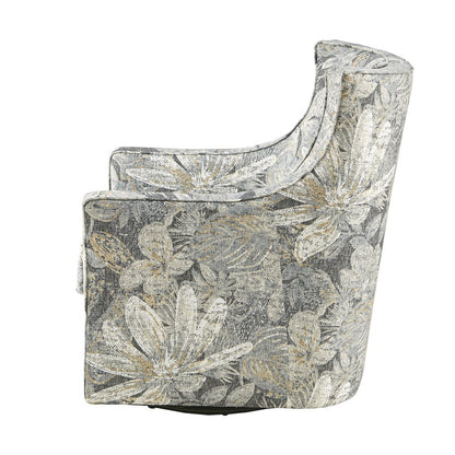 Curve Back Swivel Glider Chair