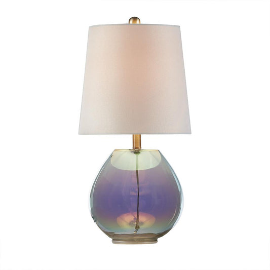 Iridescent Glass Table Lamp