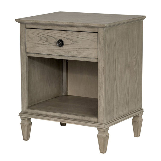 Victoria Nightstand, Reclaimed Grey color