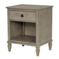 Victoria Nightstand, Reclaimed Grey color