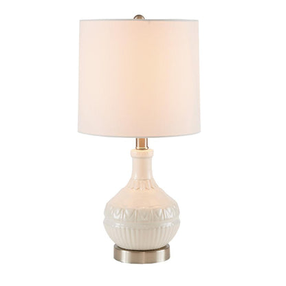 Embossed Boho Table Lamp
