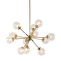 12-Light Chandelier with Oversized Globe Bulbs
