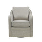 Wide Seat Swivel Arm Chair
