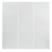Hand Painted Triptych 3-piece Dimensional Resin Wall Art Set