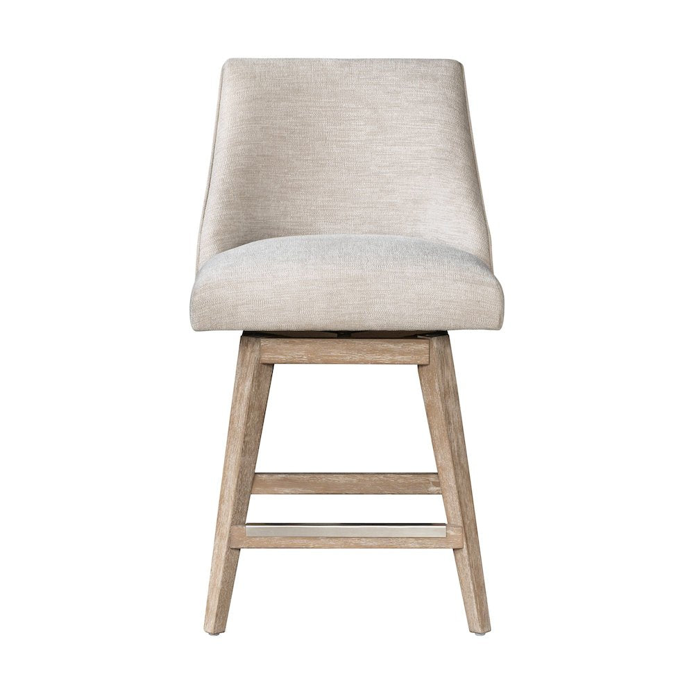 Winfield Swivel Counter Stool, Grey color