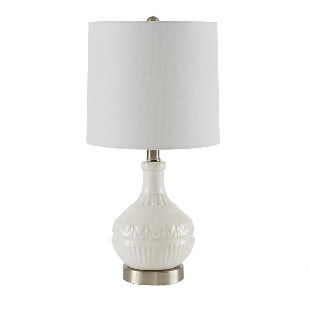 Embossed Boho Table Lamp