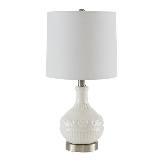 Embossed Boho Table Lamp