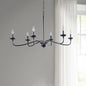 6-Light Farmhouse Metal Chandelier