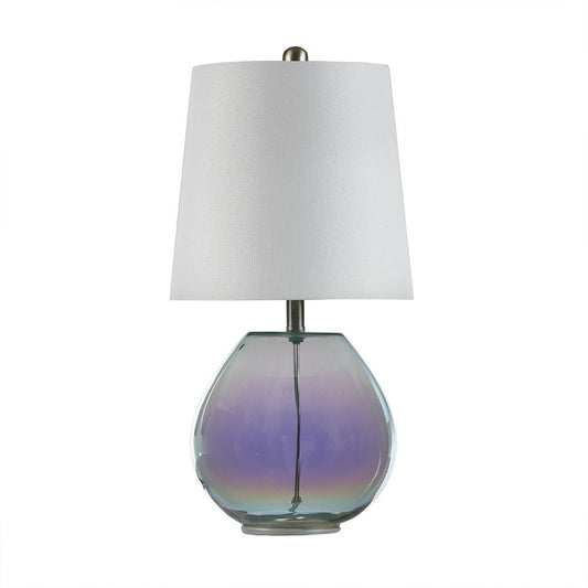 Iridescent Glass Table Lamp