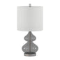 Ellipse Curved Glass Table Lamp, Set of 2, Gray color