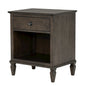 Victoria Nightstand, Antique Brown color