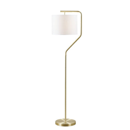Aster Angular Arched Metal Floor Lamp, Gold color