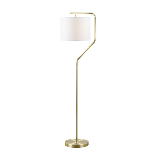 Aster Angular Arched Metal Floor Lamp, Gold color