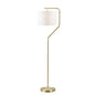 Aster Angular Arched Metal Floor Lamp, Gold color