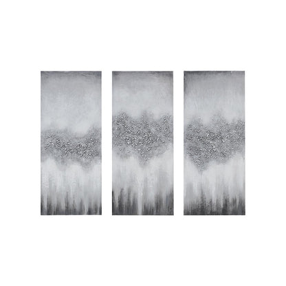 Heavily Embellished 3-piece Canvas Wall Art Set