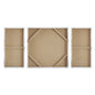 Gold Foil Triptych 3-piece Canvas Wall Art Set