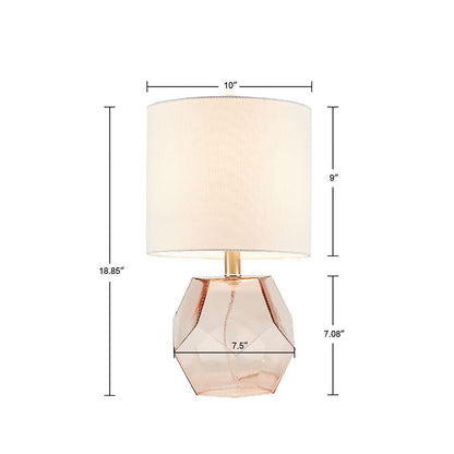 Geometric Glass Table Lamp