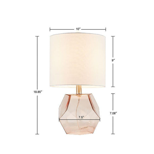 Geometric Glass Table Lamp