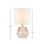 Geometric Glass Table Lamp