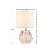 Geometric Glass Table Lamp
