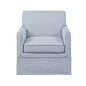 Paula Slipcover Accent Armchair, Light Blue color