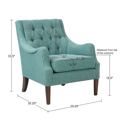Button Tufted Accent Chair