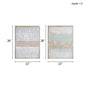 Hand Embellished Glitter 2-piece Canvas Wall Art Set