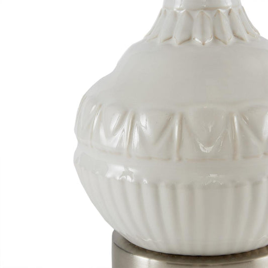 Embossed Boho Table Lamp