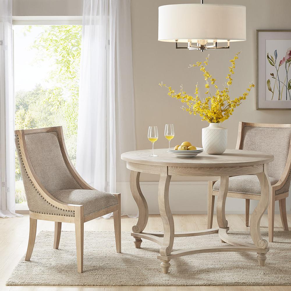 Upholstered Dining Chair with Nailhead Trim