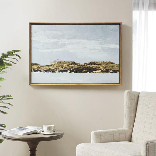 Abstract Landscape Framed Canvas Wall Art