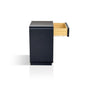 Deco Nightstand, Black Satin color