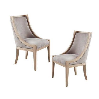 Upholstered Dining Chair with Nailhead Trim